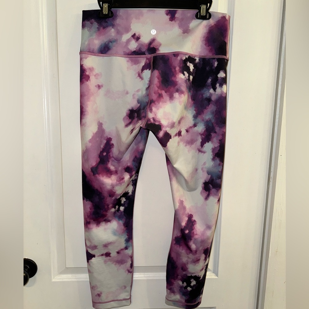 Lululemon Wunder Under Crop III Blooming Pixie Multi